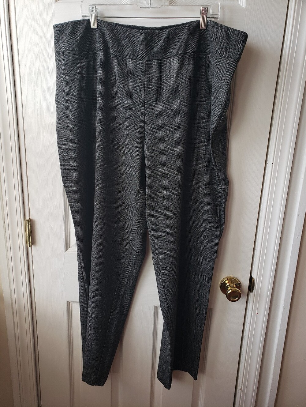 Investments Charcoal (Black/white)Glen Plaid Tailored Trousers